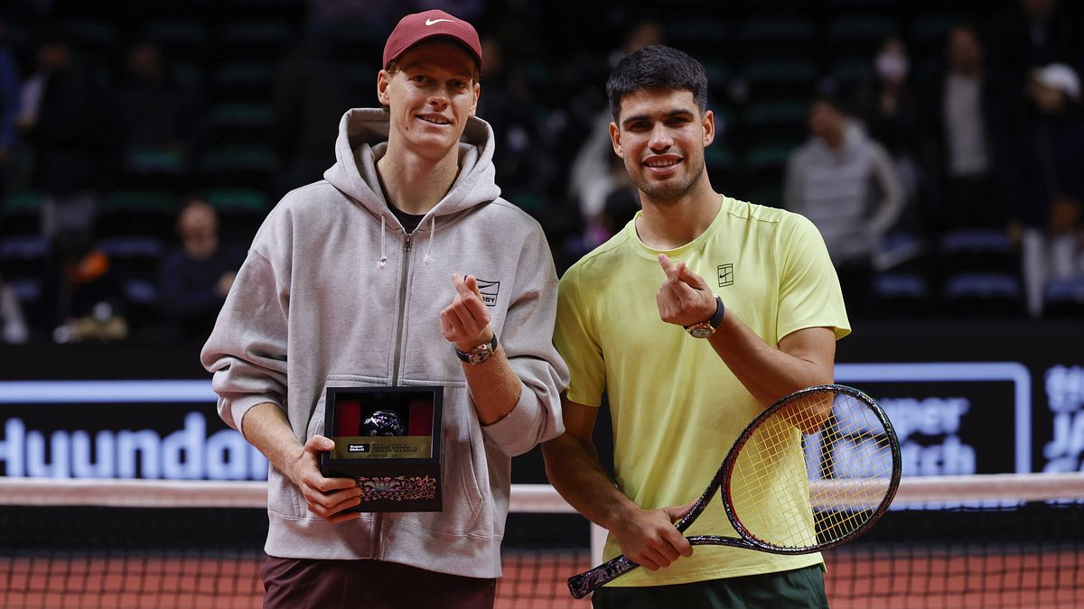 Jannik Sinner e Carlos Alcaraz