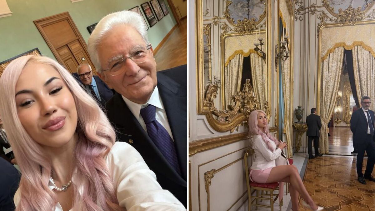 Anna Pepe e Sergio Mattarella