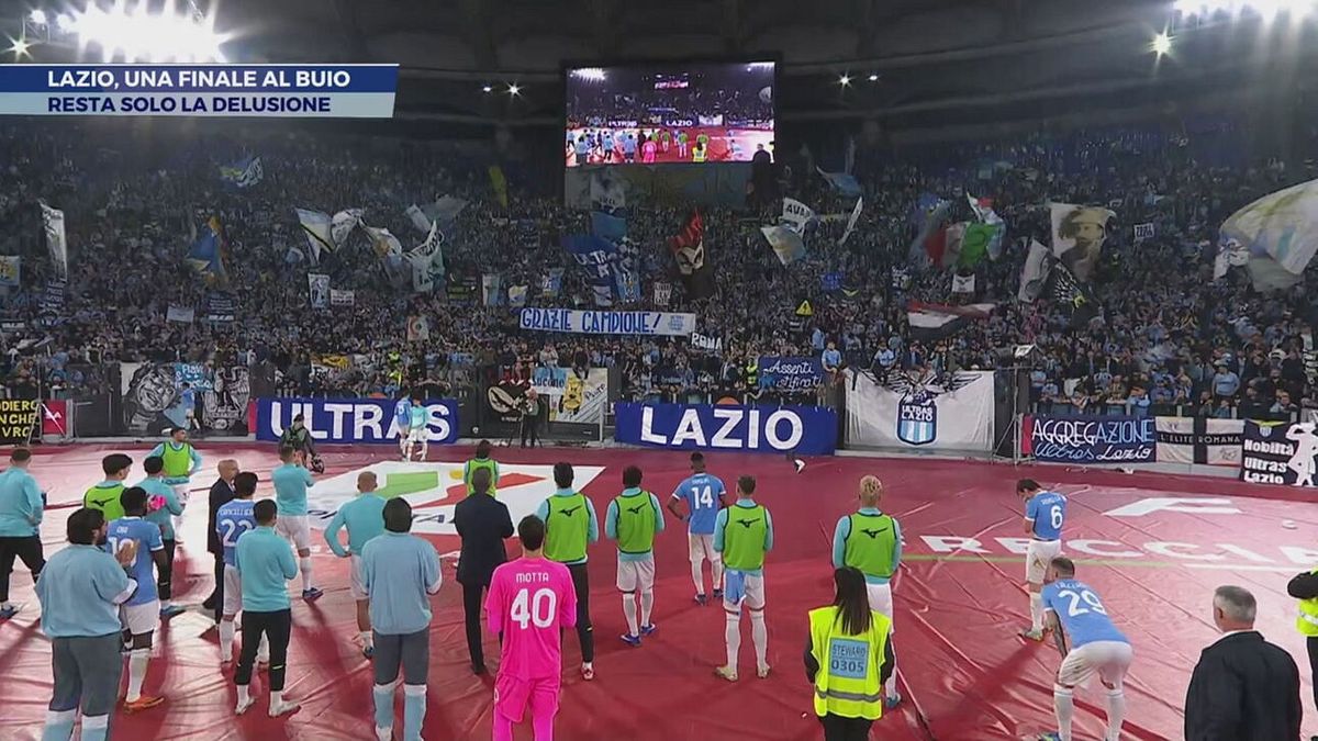 Lazio, una finale al buio
