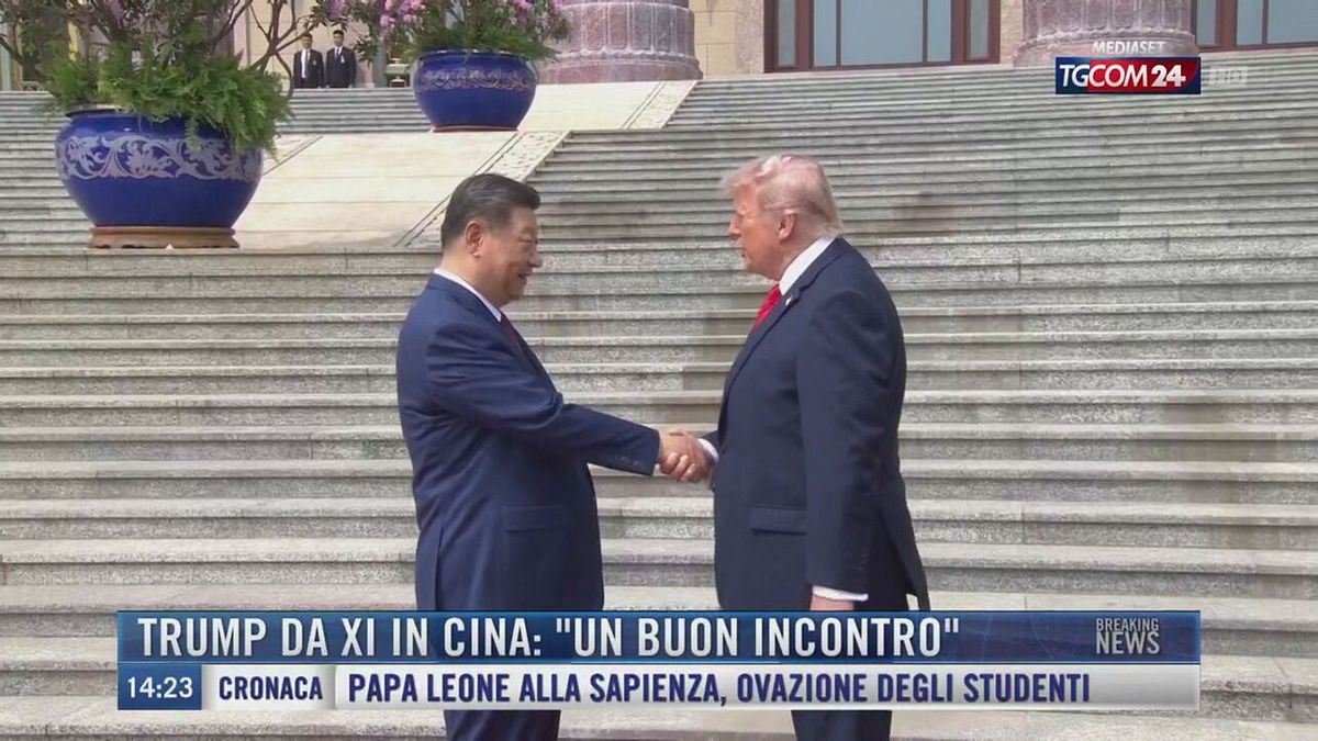 Breaking News delle 14.00 | Trump da Xi in Cina: "Un buon incontro"