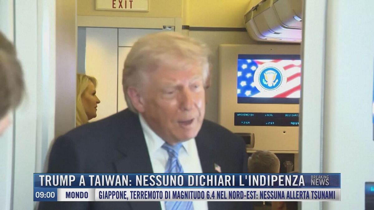 Breaking News delle 9.00 | Trump a Taiwan: nessuno dichiari l'indipendenza