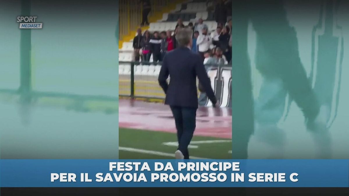 Savoia: tifosi acclamano il Principe per la promozione in Serie C