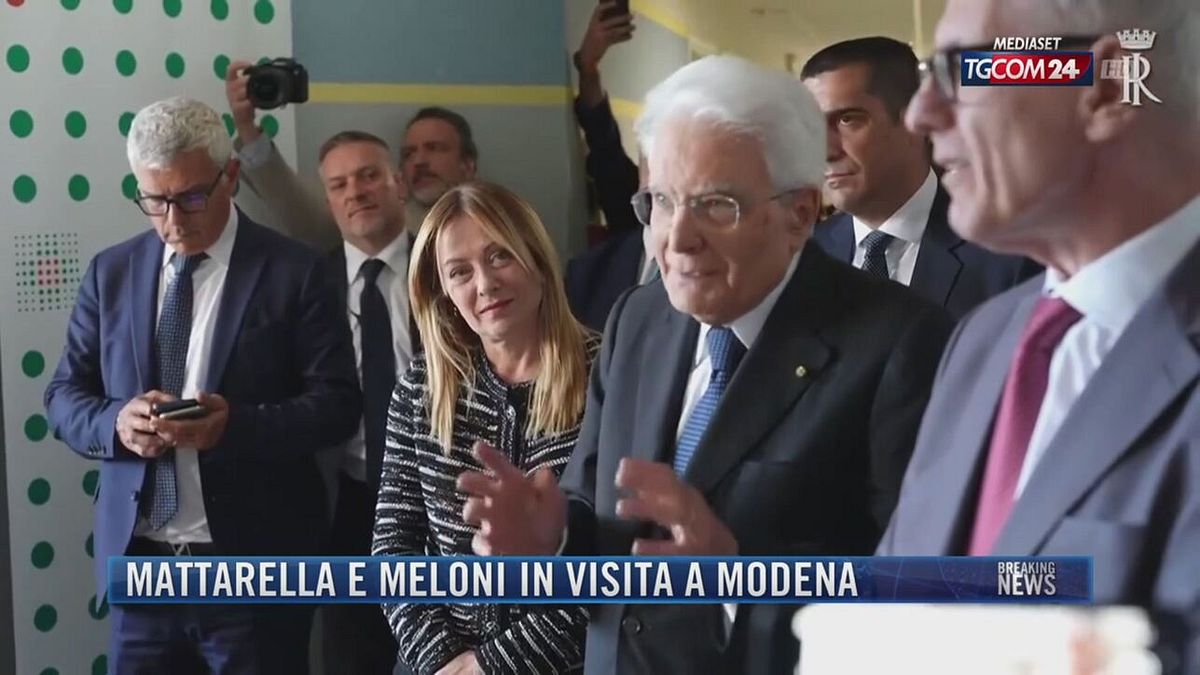 Breaking News delle 21.30 | Mattarella e Meloni in visita a Modena