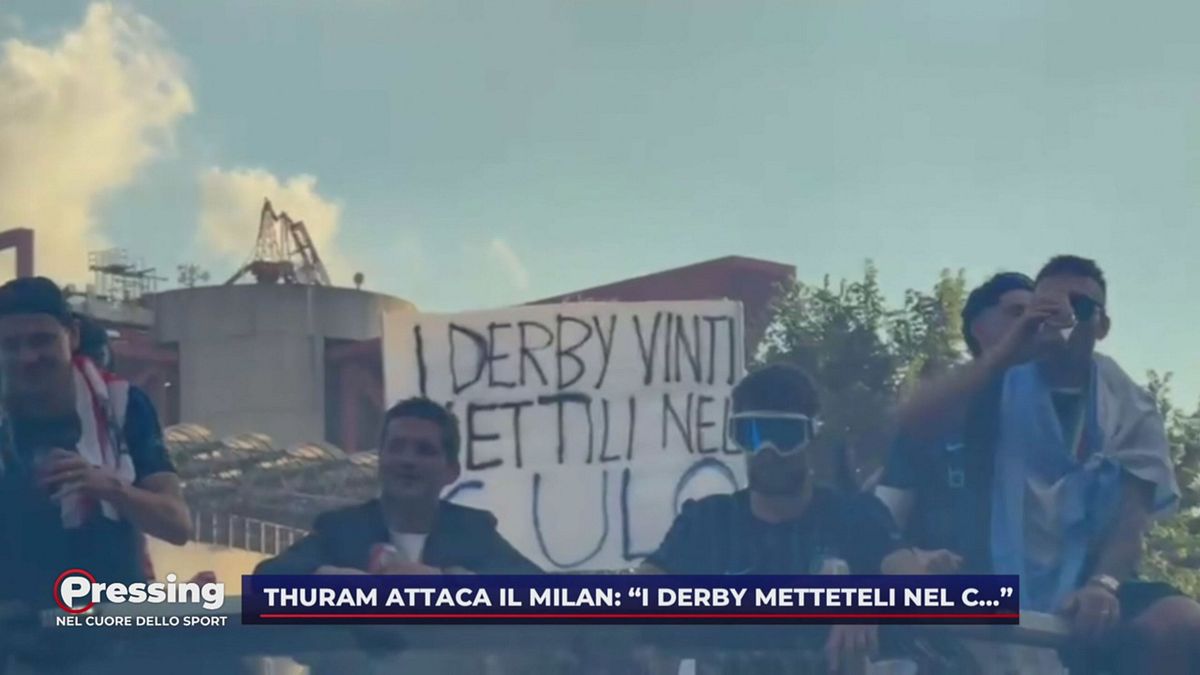 "I derby vinti mettili nel c**o": striscione anti-Milan di Thuram, cosa rischia?