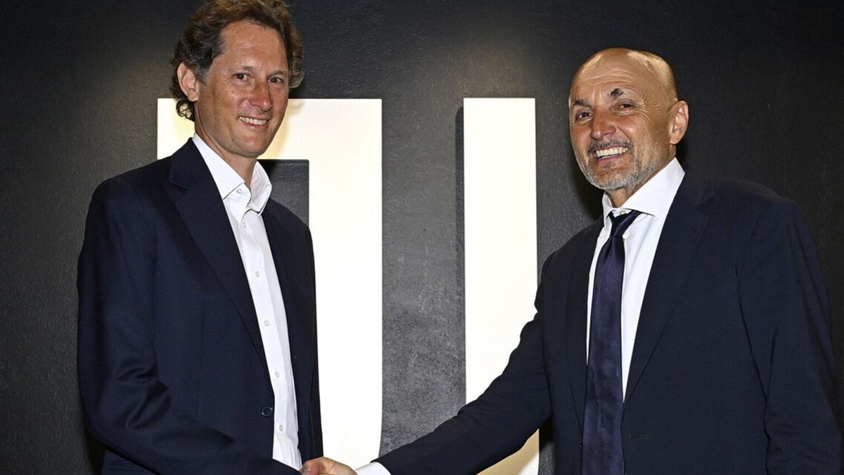 John Elkann e Luciano Spalletti