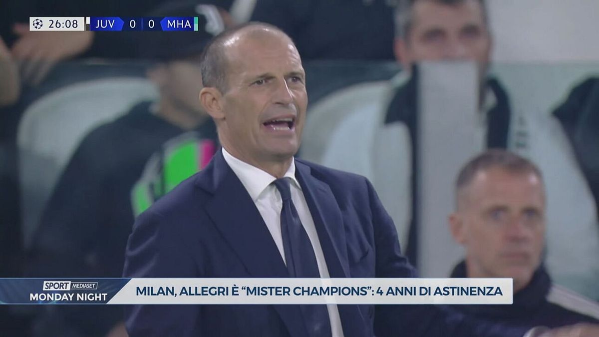 Milan, Allegri torna in Champions