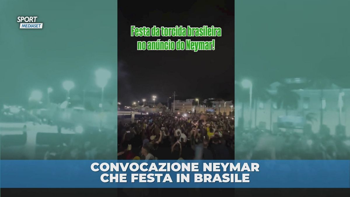 Neymar convocato, la gente esplode di gioia