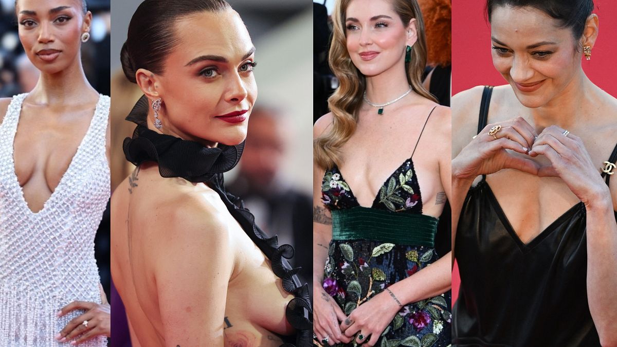 Cannes 79, è "braless" mania: tra le star e le celebs che hanno rinunciato al reggiseno sul red carpet Uma Jammeh, Cara Delevingne, Chiara Ferragni e Marion Cotillard