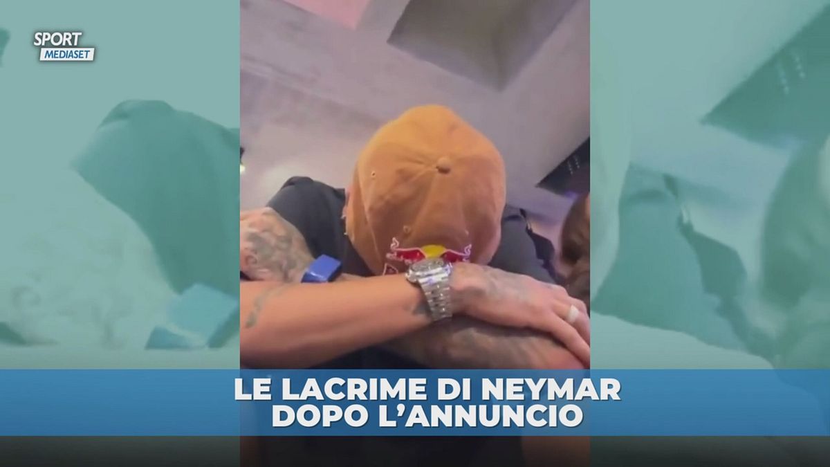 Neymar al Mondiale: il pianto infinito dopo l'annuncio di Ancelotti