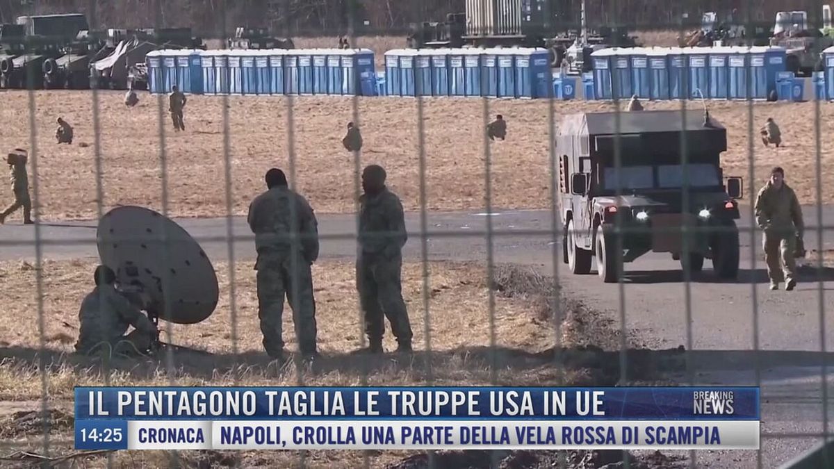 Breaking News delle 14.00 | Il Pentagono taglia le truppe Usa in Ue
