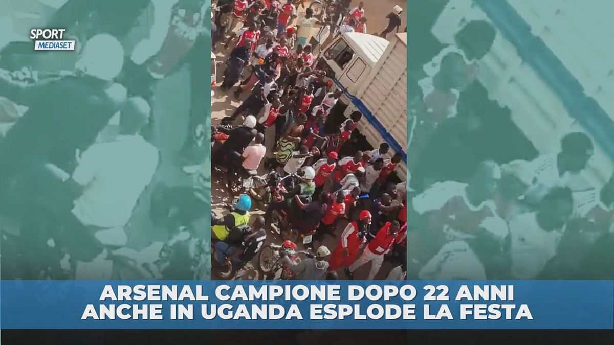 Festa in Uganda per il successo dell'Arsenal