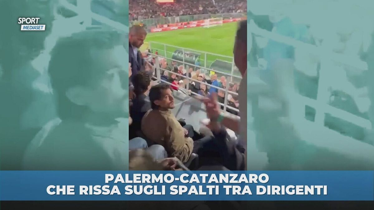 Palermo-Catanzaro rissa sugli spalti