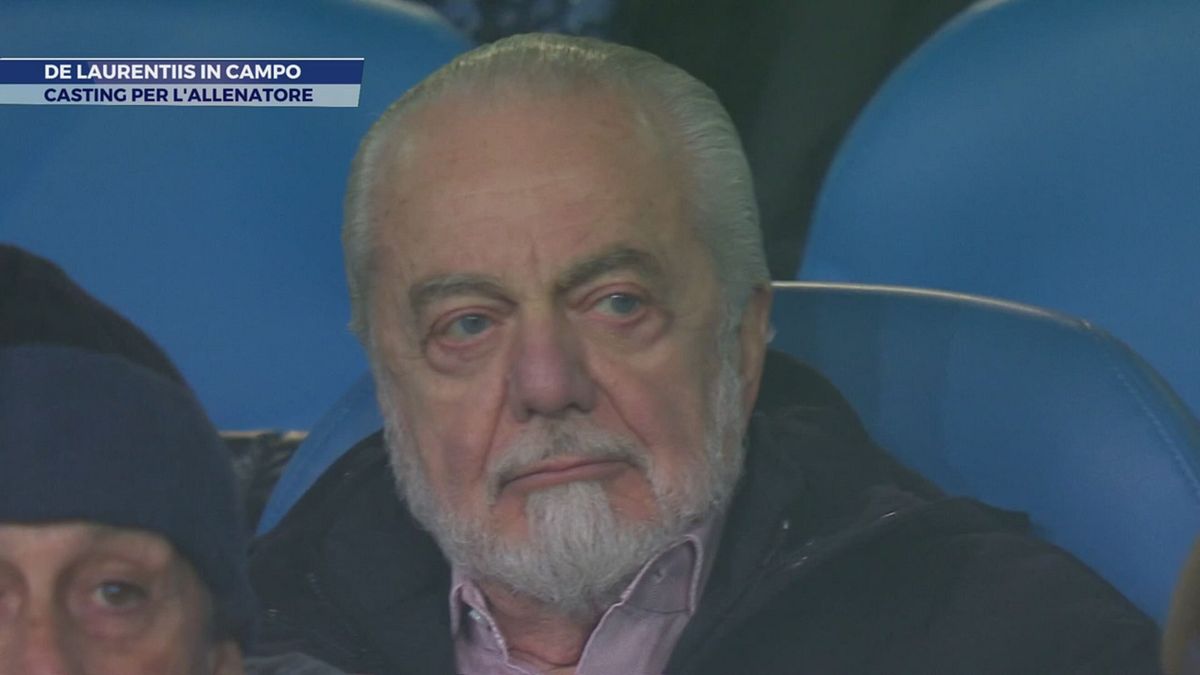 De Laurentiis in campo