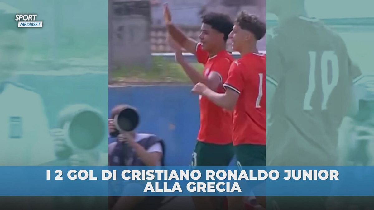 Cristiano Ronaldo Junior show: doppietta con il Portogallo Under 16