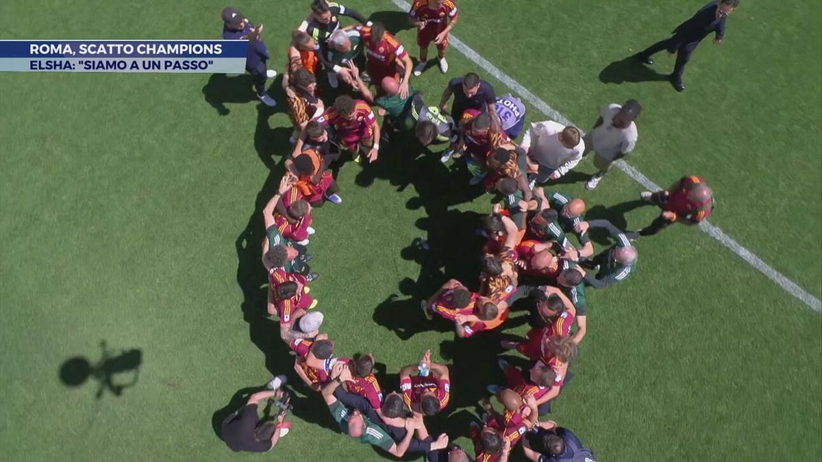 Roma, scatto Champions