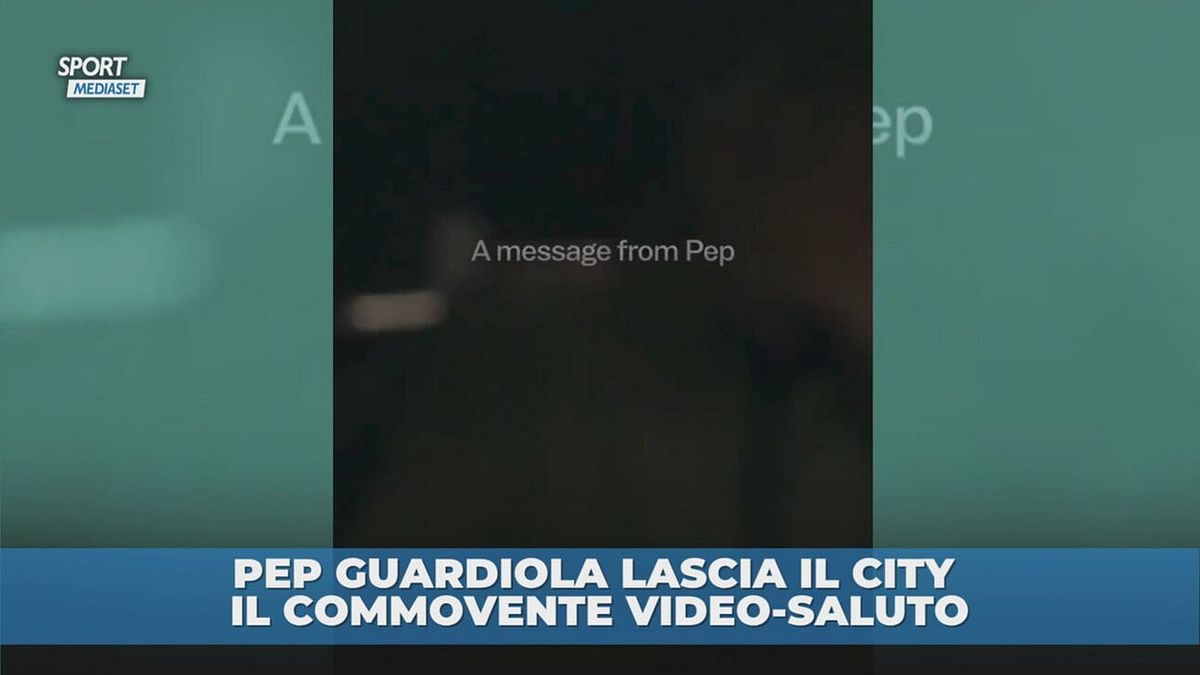 PEP GUARDIOLA  LASCIA IL MANCHESTER CITY