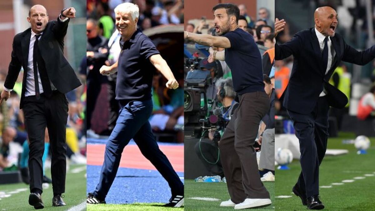 Allegri, Gasperini, Fabregas e Spalletti