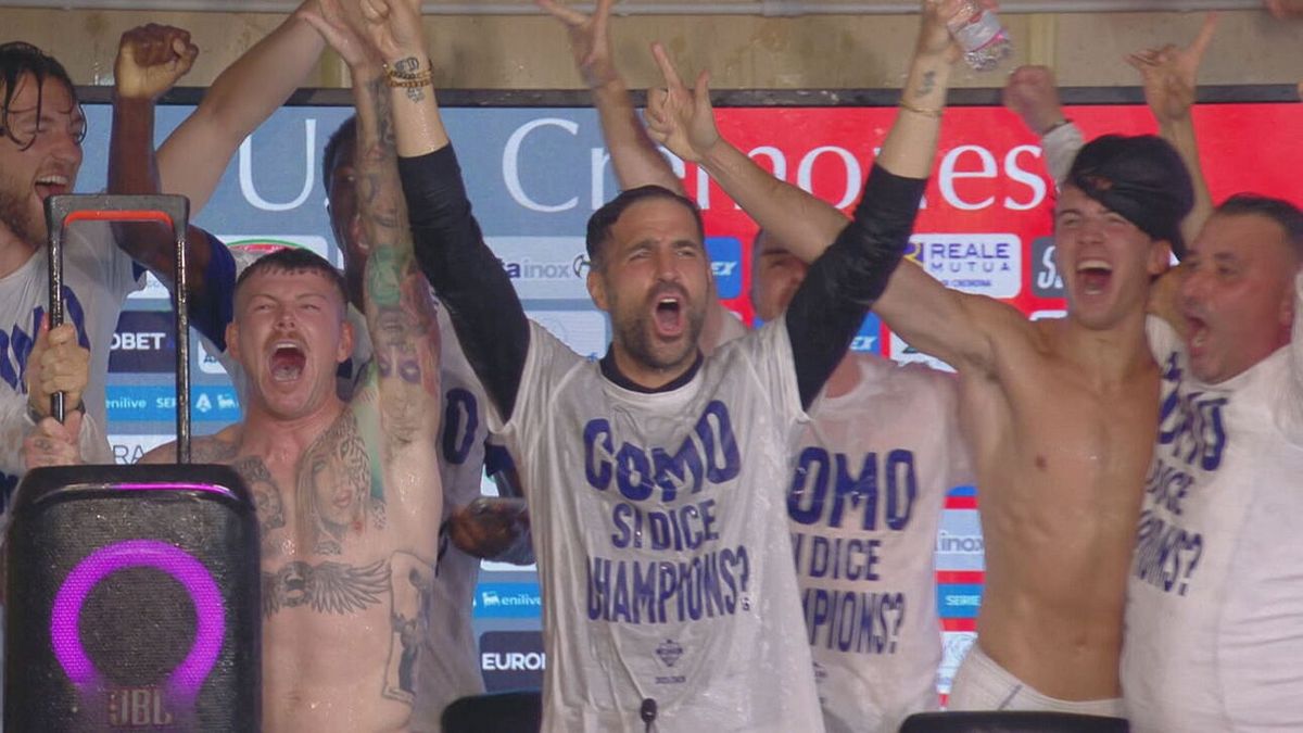 Como, delirio Champions