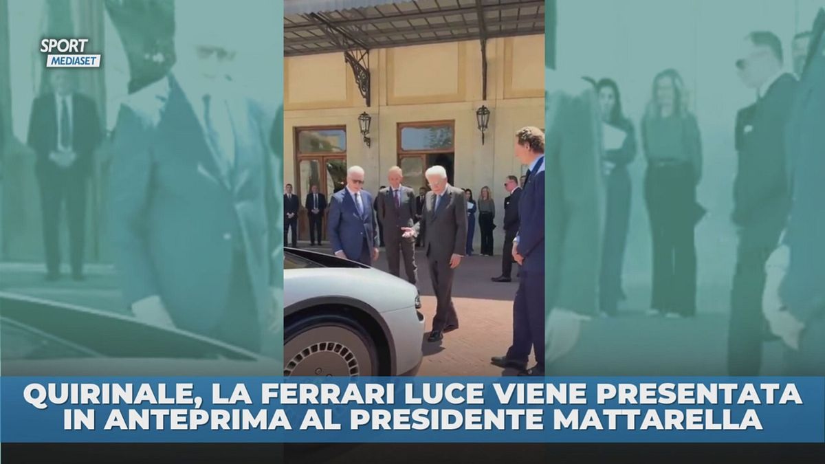 Ferrari Luce: la presentazione a Mattarella