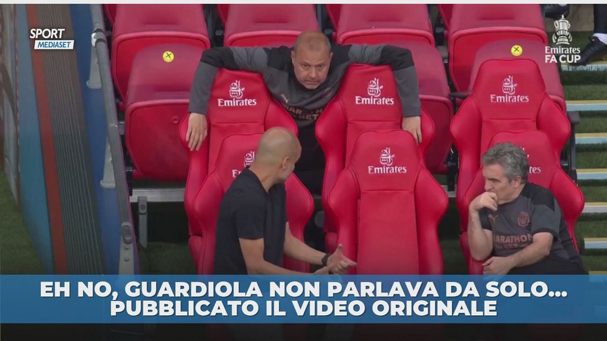 Ecco con chi parlava Guardiola