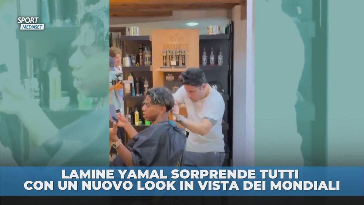 Yamal sorprende tutti con un nuovo look