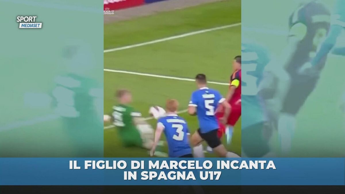 Il figlio di Marcelo incanta in Spagna U17