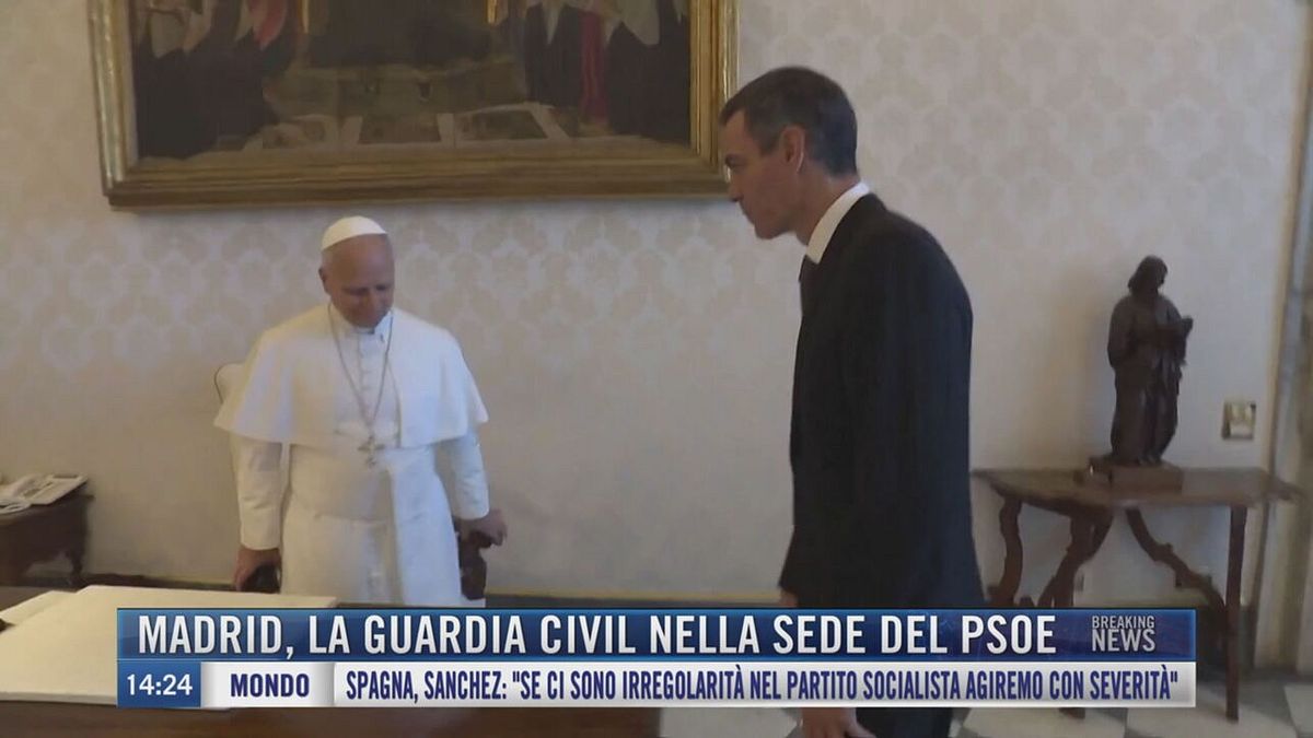 Breaking News delle 14.00 | Madrid, la Guardia Civil nella sede del Psoe