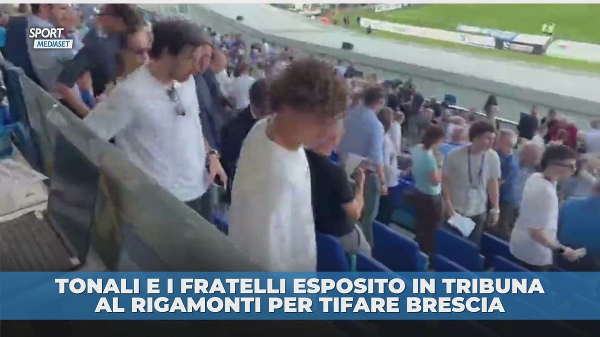 Tonali e i fratelli Esposito a Brescia