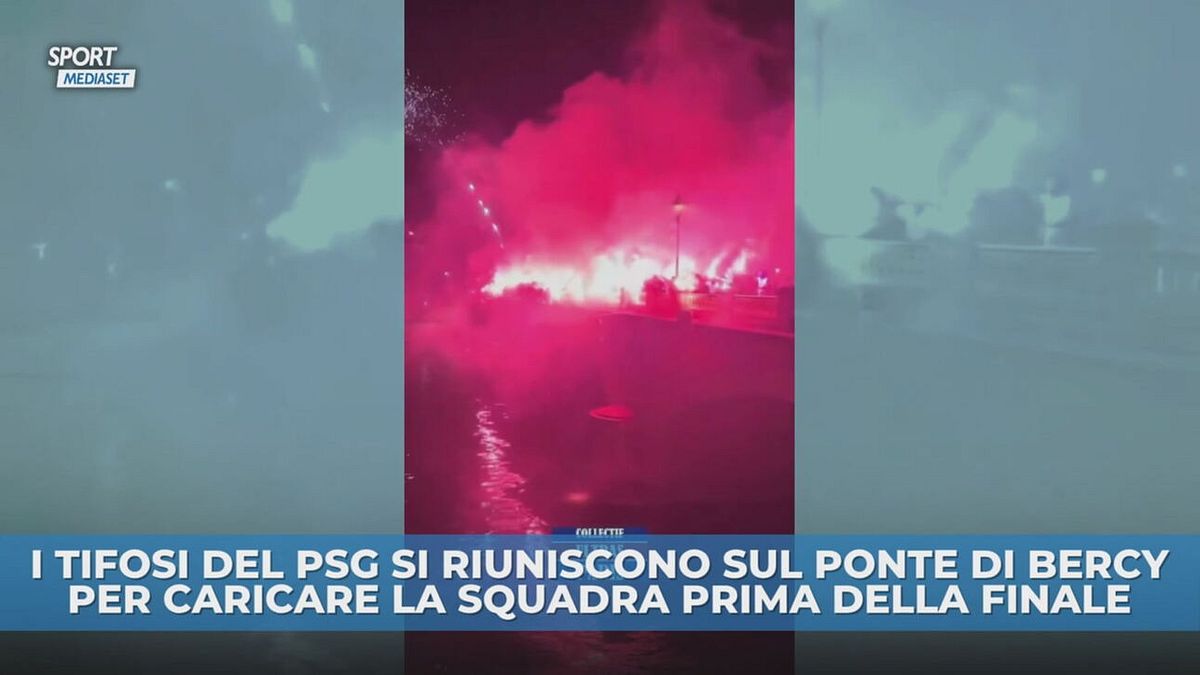 Show dei tifosi dei tifosi PSG