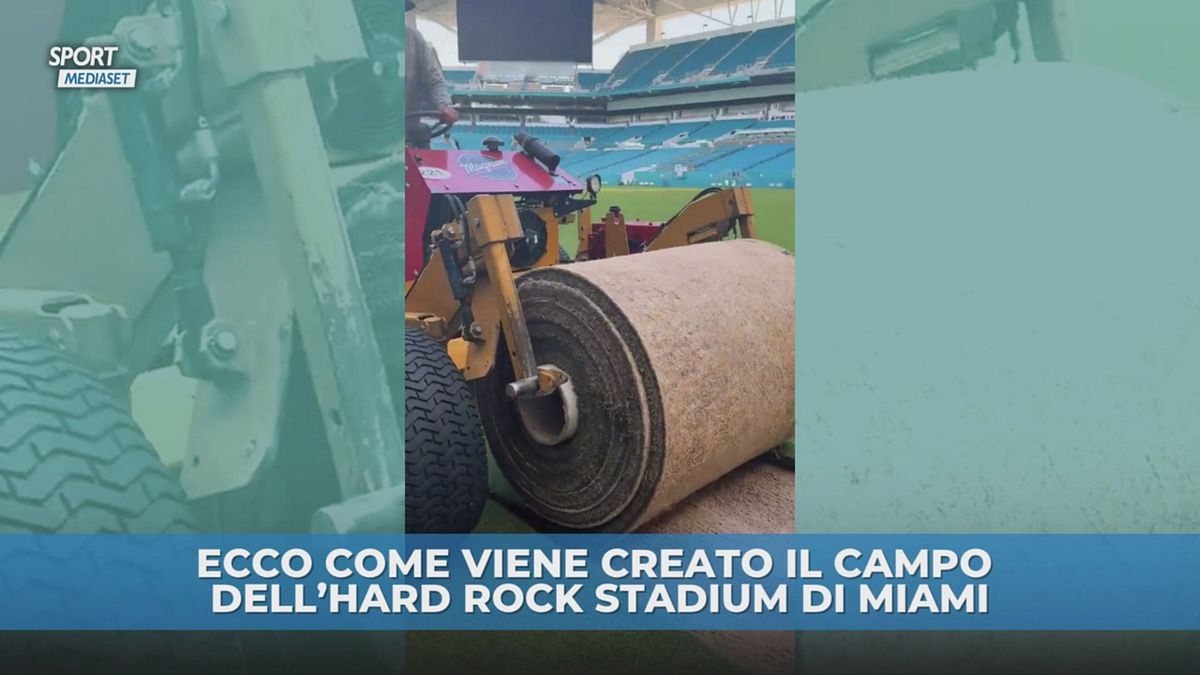 Ecco come viene creato il campo a Miami