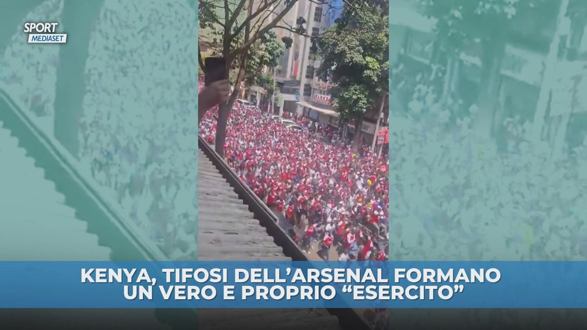 Kenya, i tifosi dell'Arsenal creano un vero e proprio esercito per sostenere la squadra