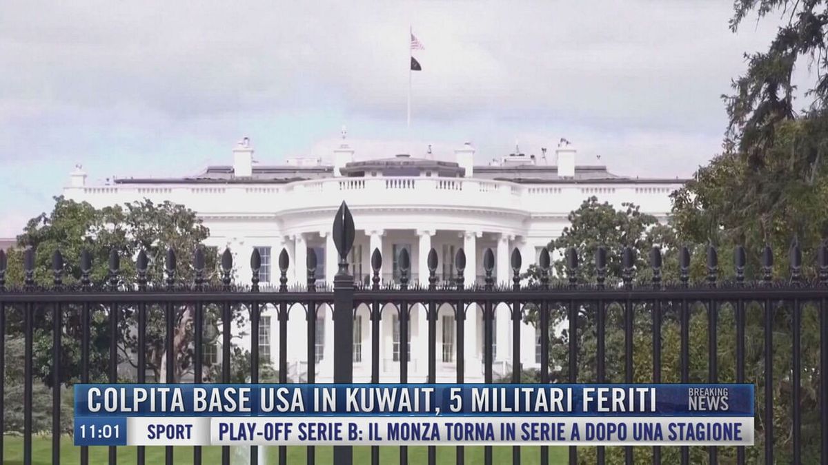 Breaking News delle 11.00 | Colpita base Usa in Kuwait, 5 militari feriti