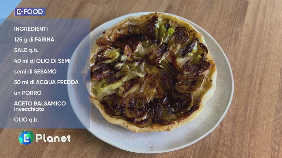 E-Food: tarte tatin di porro