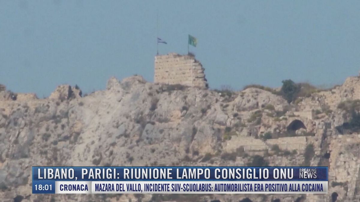 Breaking News delle 18.00 | Libano, Parigi: riunione lampo consiglio Onu