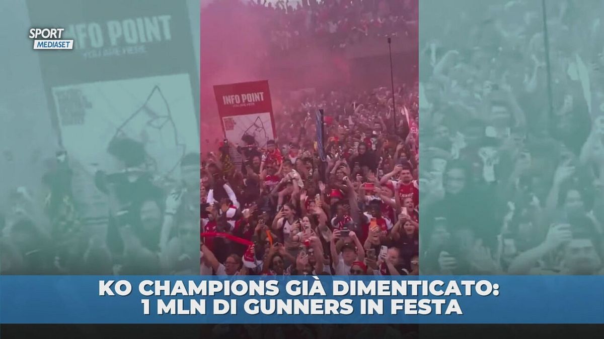 Un milione per le strade di Londra per la festa Arsenal
