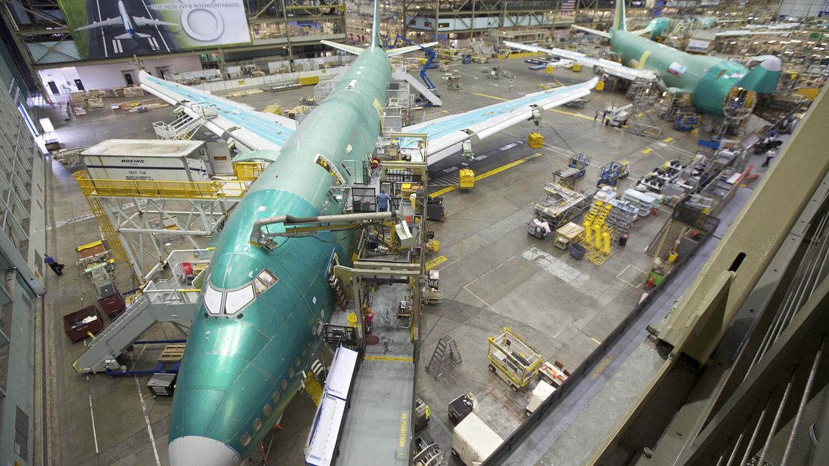 Il nuovo modello Boeing 747-8 