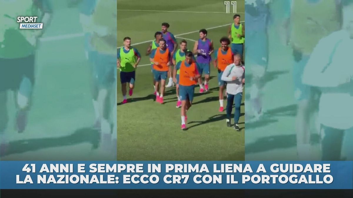 41 anni, il primo che si allena: ecco CR7