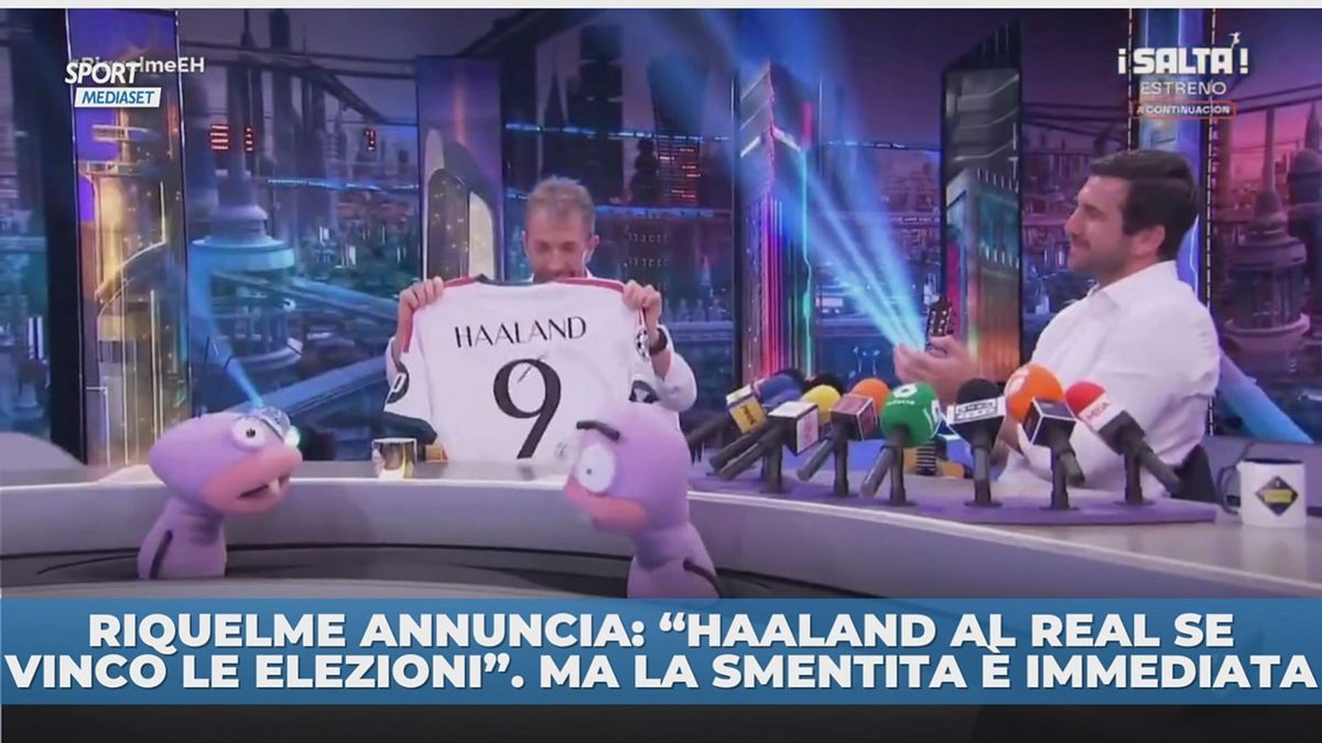 Real: Riquelme annuncia Haaland ma viene subito smentito