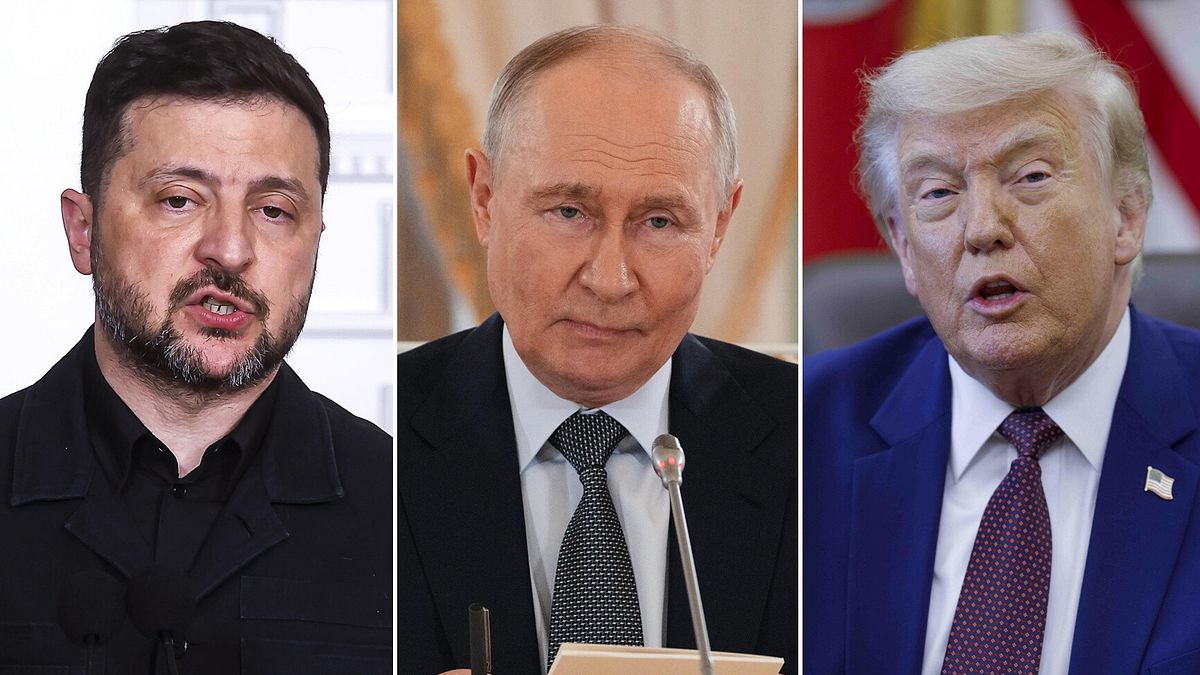zelensky, putin, trump
