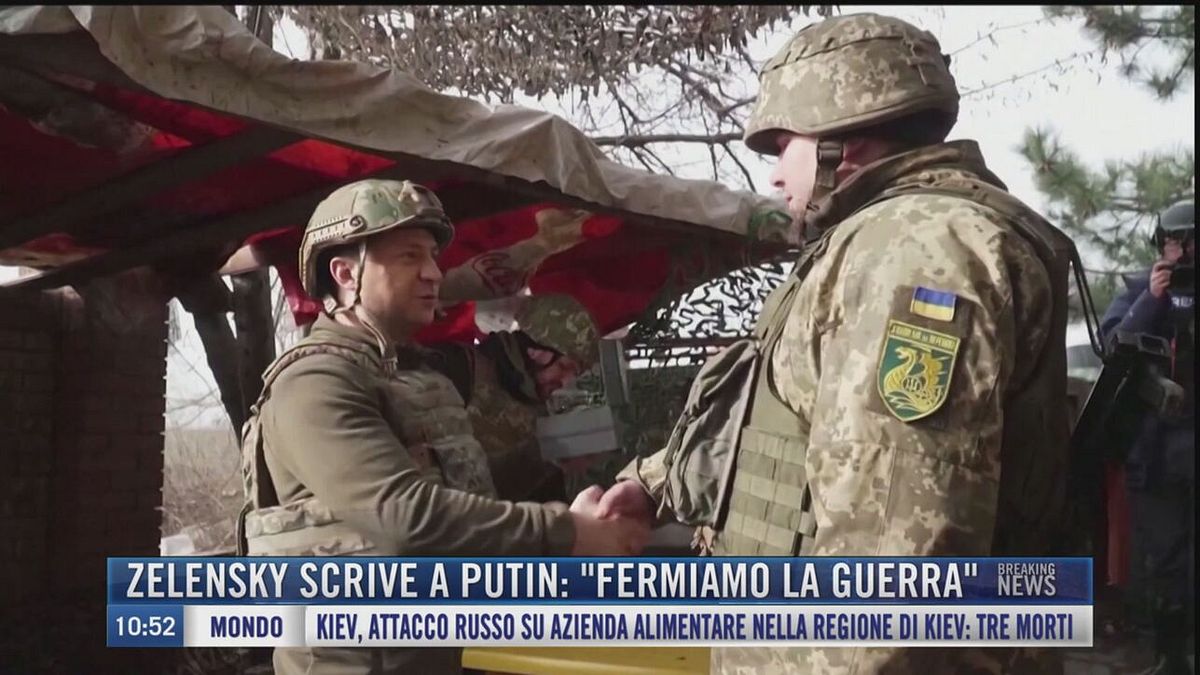 Breaking News delle 11.00 | Zelensky scrive a Putin: "Fermiamo la guerra"