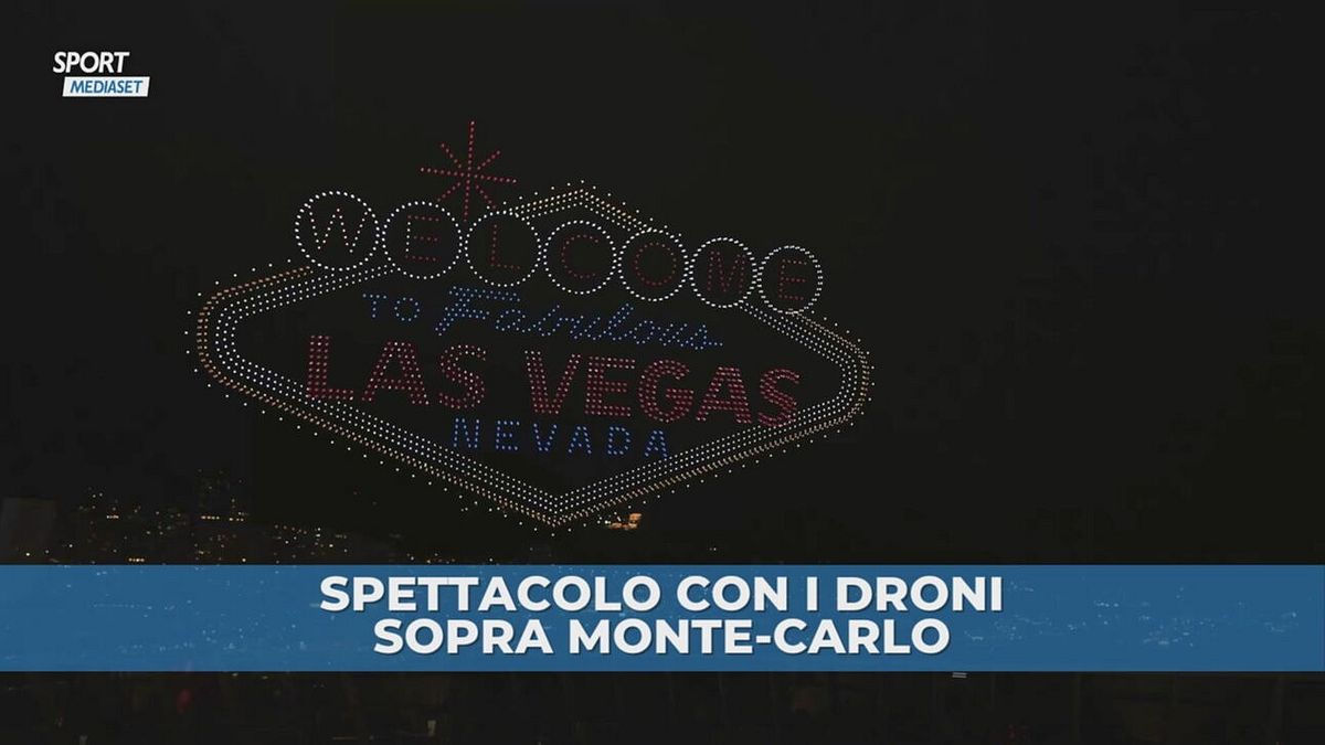 Formula 1: show con i droni per annunciare l'estensione del contratto con Las Vegas