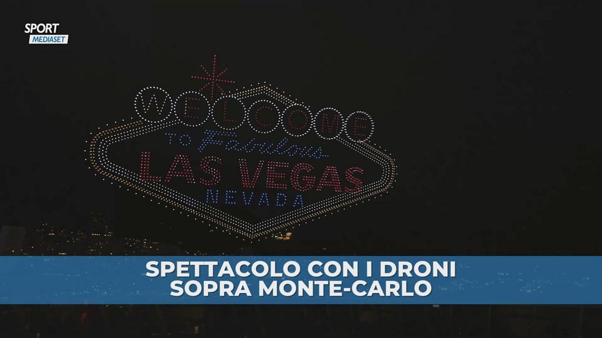 Formula 1: show con i droni per annunciare l'estensione del contratto con Las Vegas