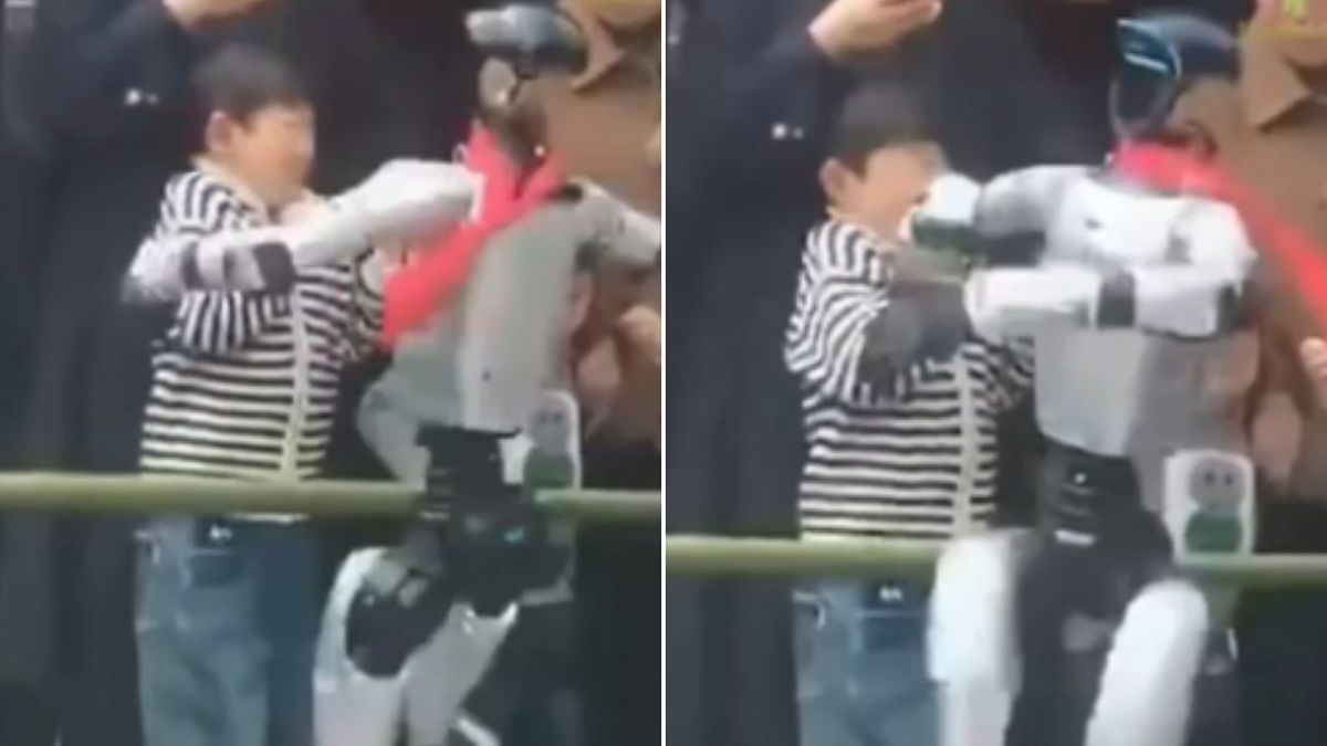 Robot ballerino diventa... pugile: schiaffo in pieno volto a un bimbo
