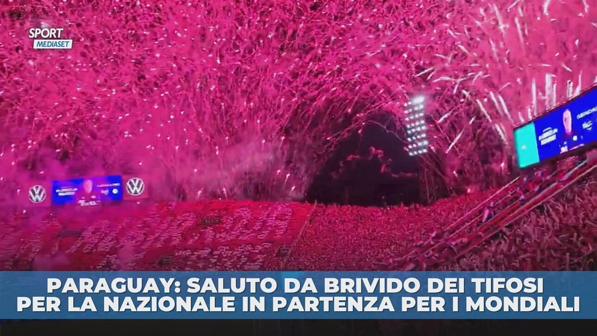 Paraguay: il saluto dei tifosi alla nazionale
