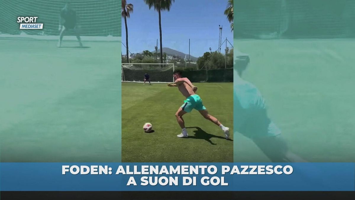 Foden allenamento pazzesco