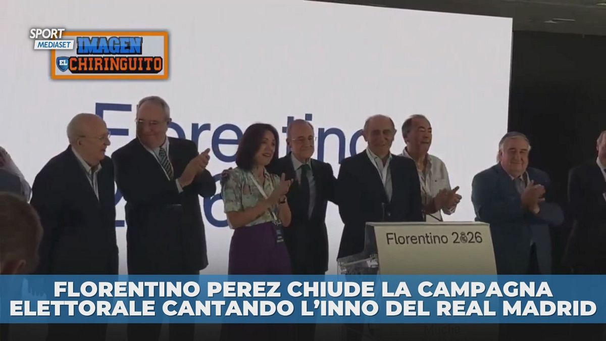 Florentino Perez canta Hala Madrid