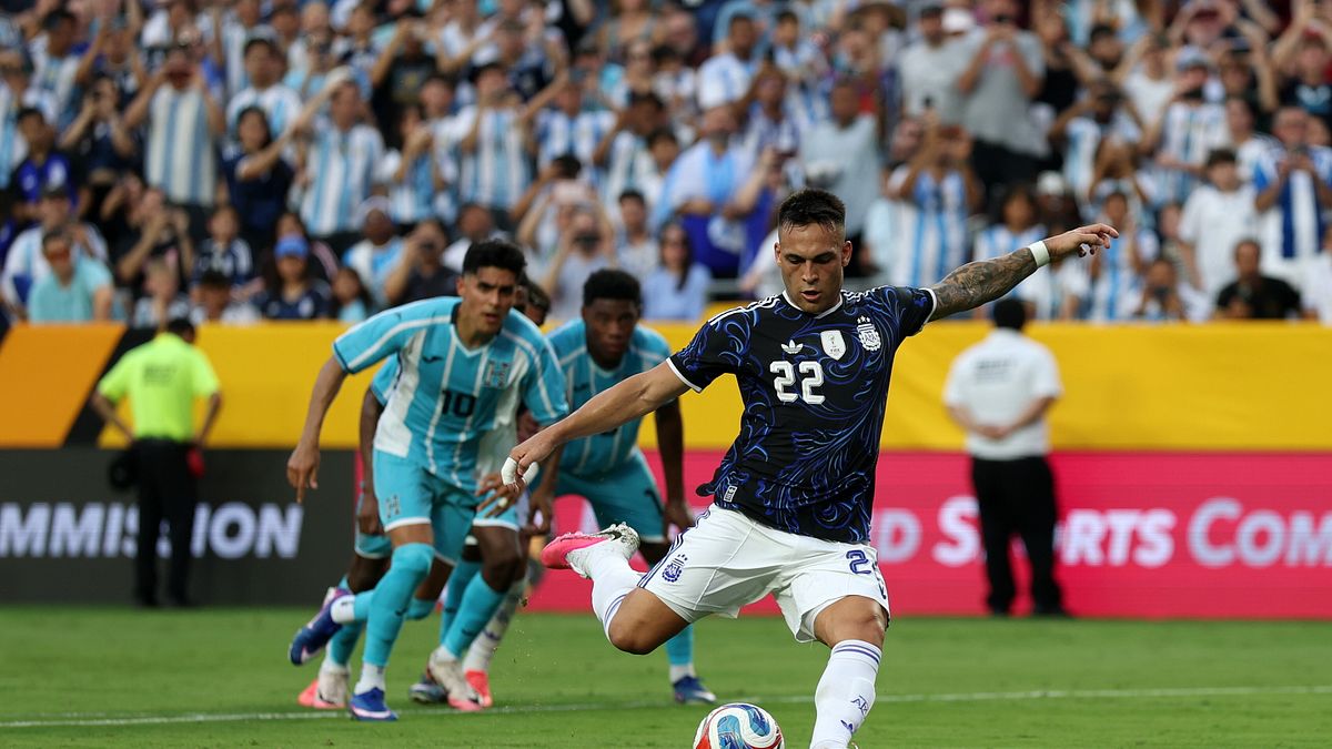 Lautaro con l'Argentina