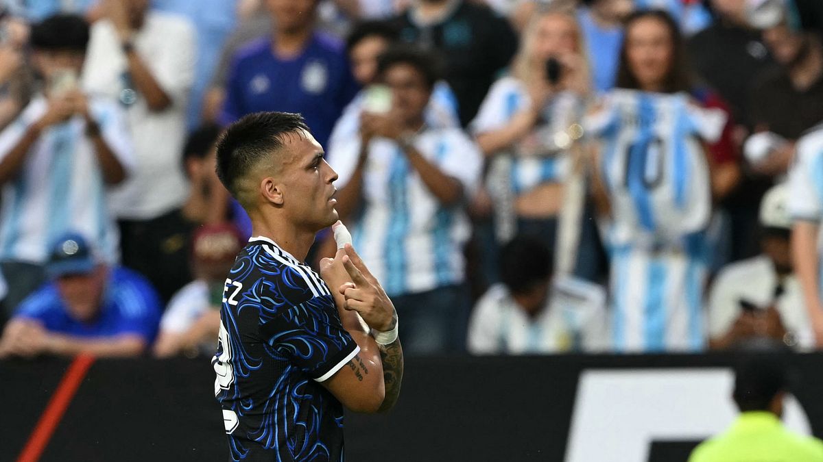 Lautaro Martinez con l'Argentina (2026)