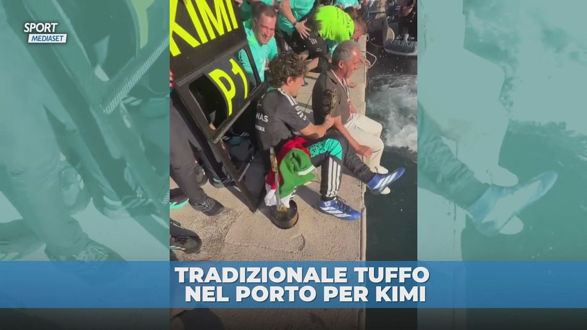 Antonelli: festa bagnata con il tuffo nel porto di Monte-Carlo