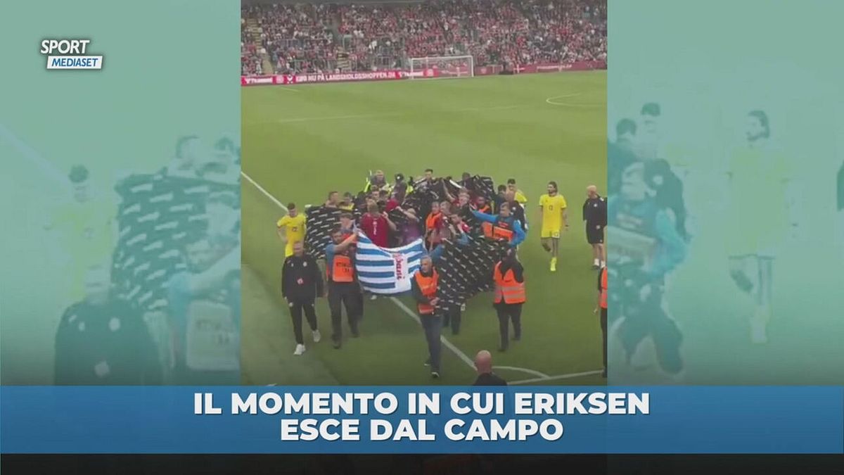 Eriksen lascia il campo